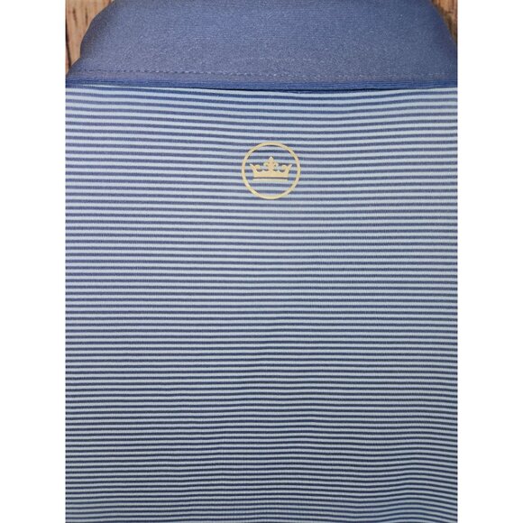 Peter Millar Crown Crafted Mens Striped Polo Large Blue - Picture 6 of 8
